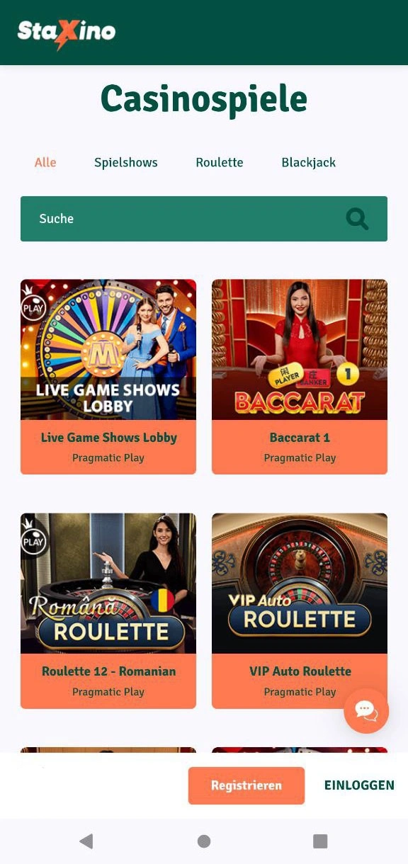 VIP-Club bei Staxino mit besonderen Privilegien